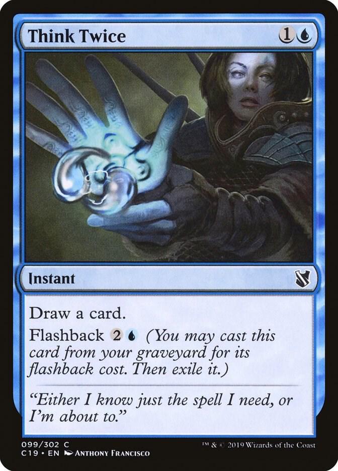 Think Twice [Commander 2019] 99