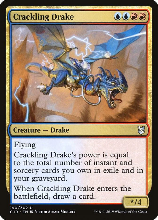 Crackling Drake [Commander 2019] 190