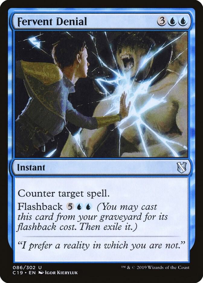 Fervent Denial [Commander 2019] 86