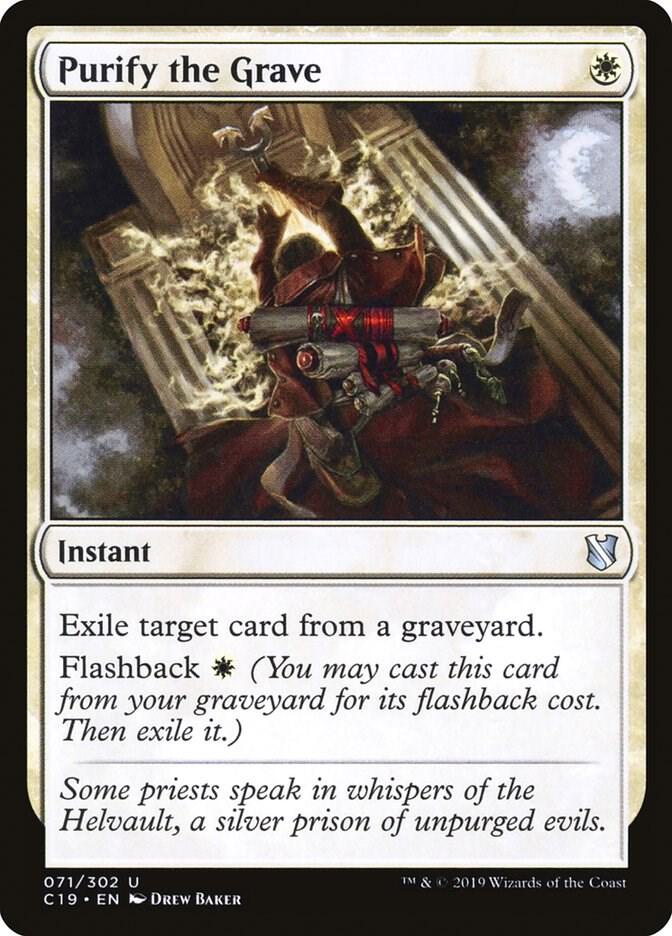 Purify the Grave [Commander 2019] 71