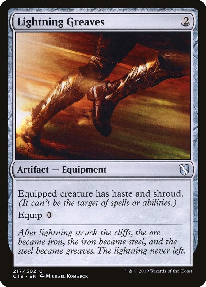 Lightning Greaves [Commander 2019] 217