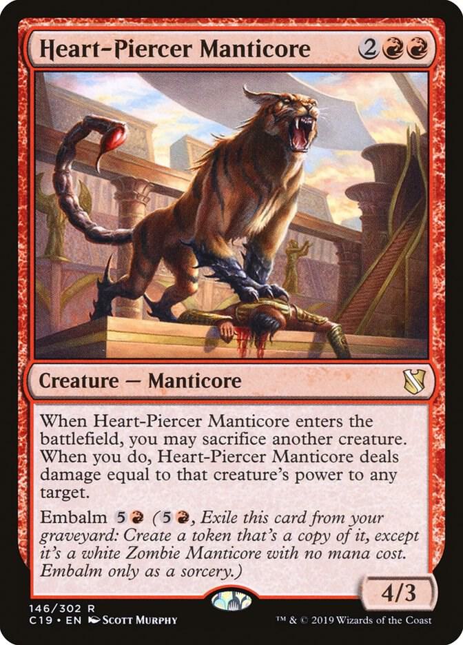 Heart-Piercer Manticore [Commander 2019] 146