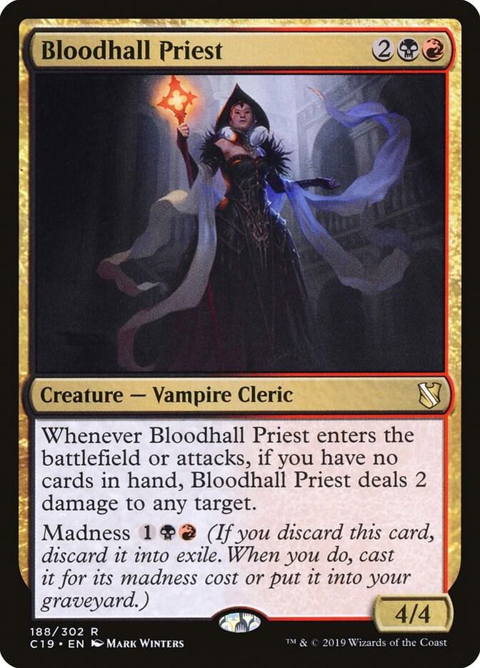 Bloodhall Priest [Commander 2019] 188