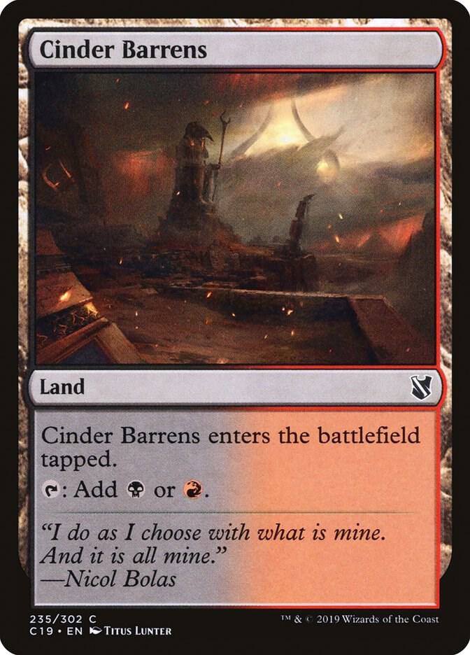 Cinder Barrens [Commander 2019] 235