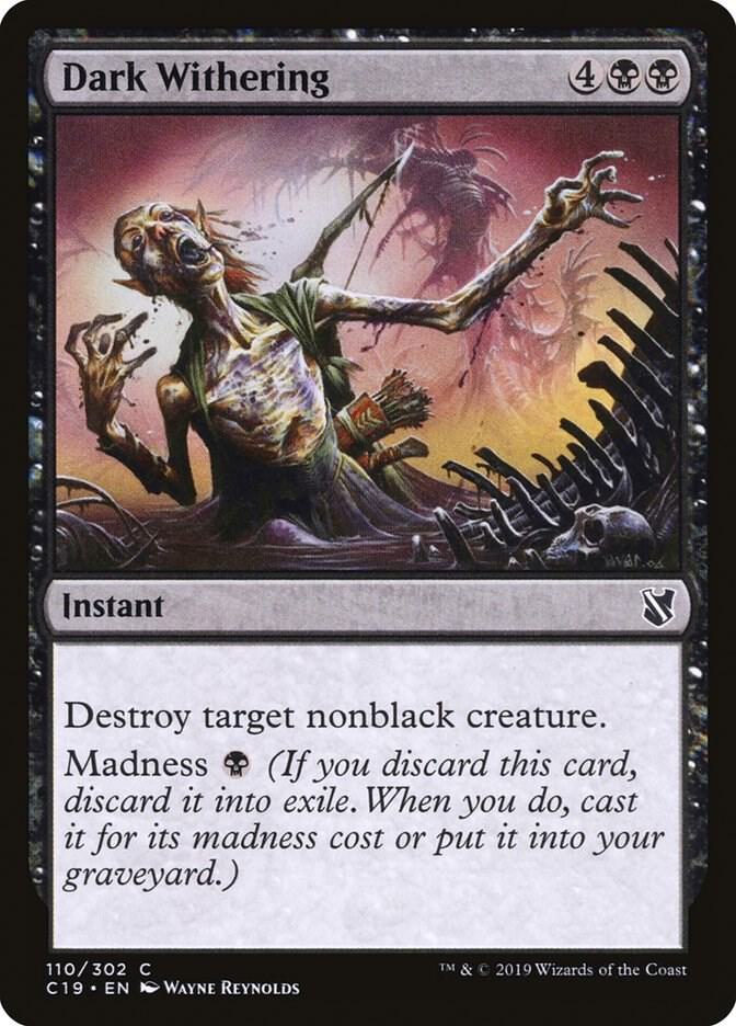 Dark Withering [Commander 2019] 110