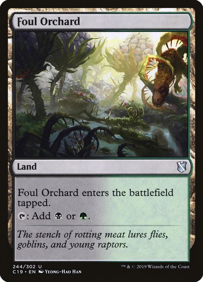 Foul Orchard [Commander 2019] 244
