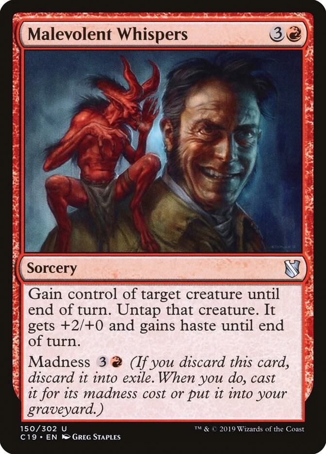 Malevolent Whispers [Commander 2019] 150