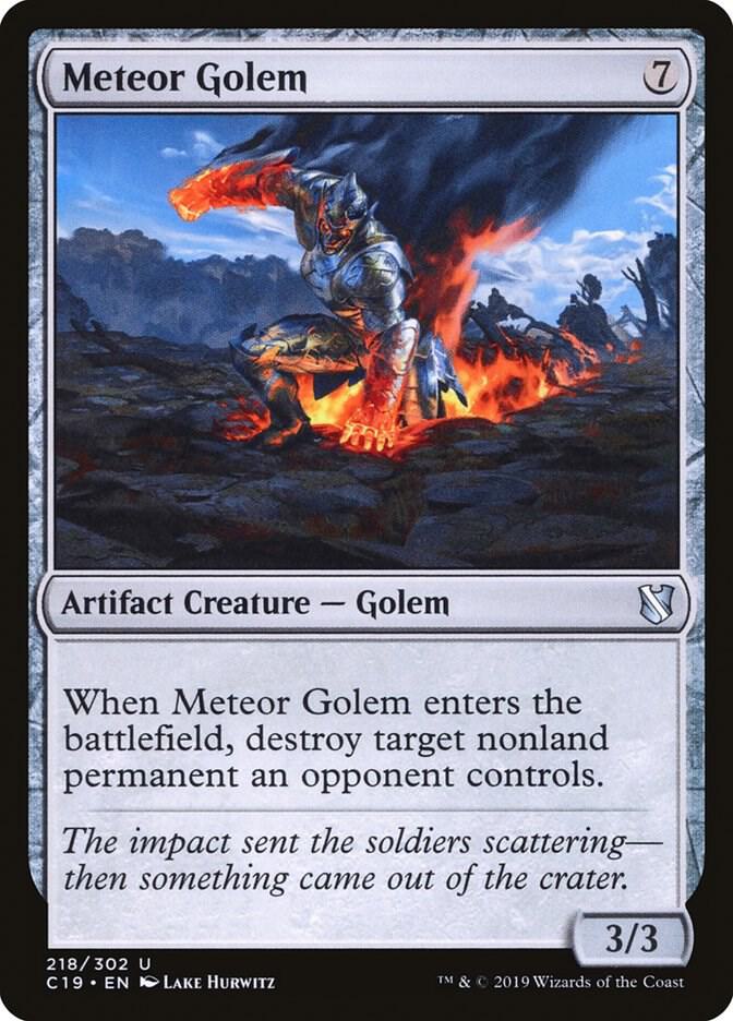 Meteor Golem [Commander 2019] 218