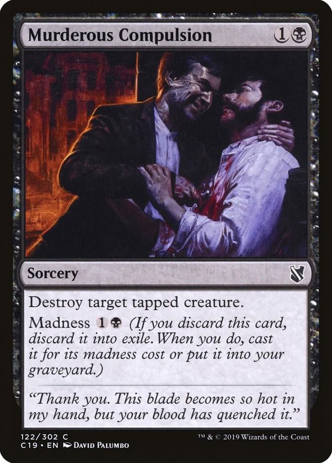 Murderous Compulsion [Commander 2019] 122