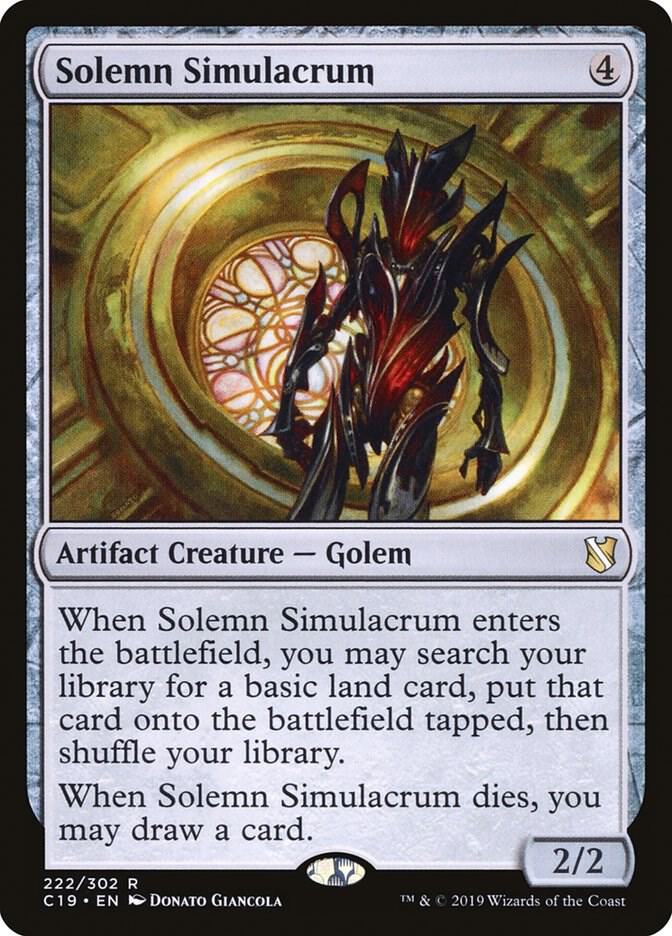 Solemn Simulacrum [Commander 2019] 222