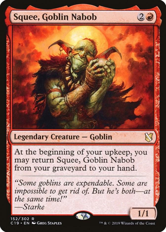 Squee, Goblin Nabob [Commander 2019] 152
