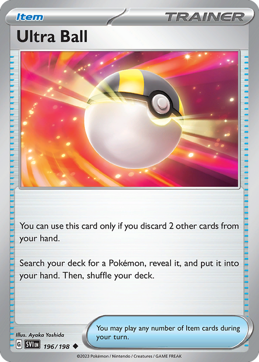 Ultra Ball - 196/198 Scarlet & Violet