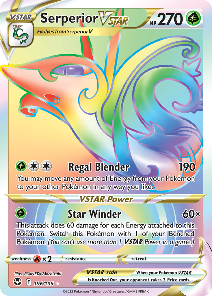 Serperior VSTAR - 196/195 Silver Tempest