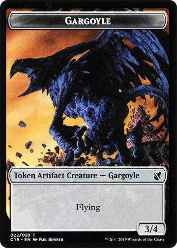 Gargoyle // Egg Double-Sided Token [Commander 2019] 22 // 16