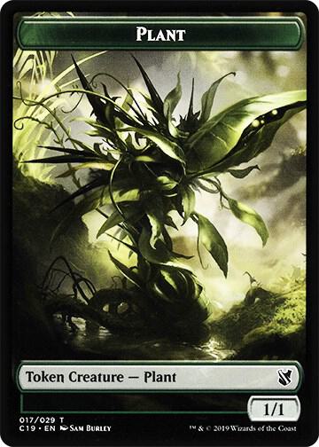 Plant // Morph Double-Sided Token [Commander 2019] 17 // 27