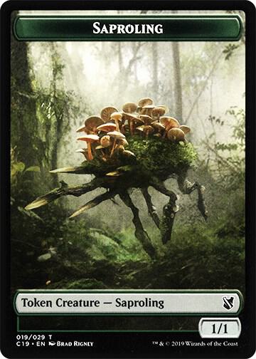 Saproling // Manifest Double-Sided Token [Commander 2019] 19 // 28