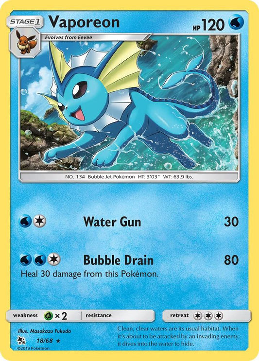 Vaporeon [Hidden Fates] 18/68