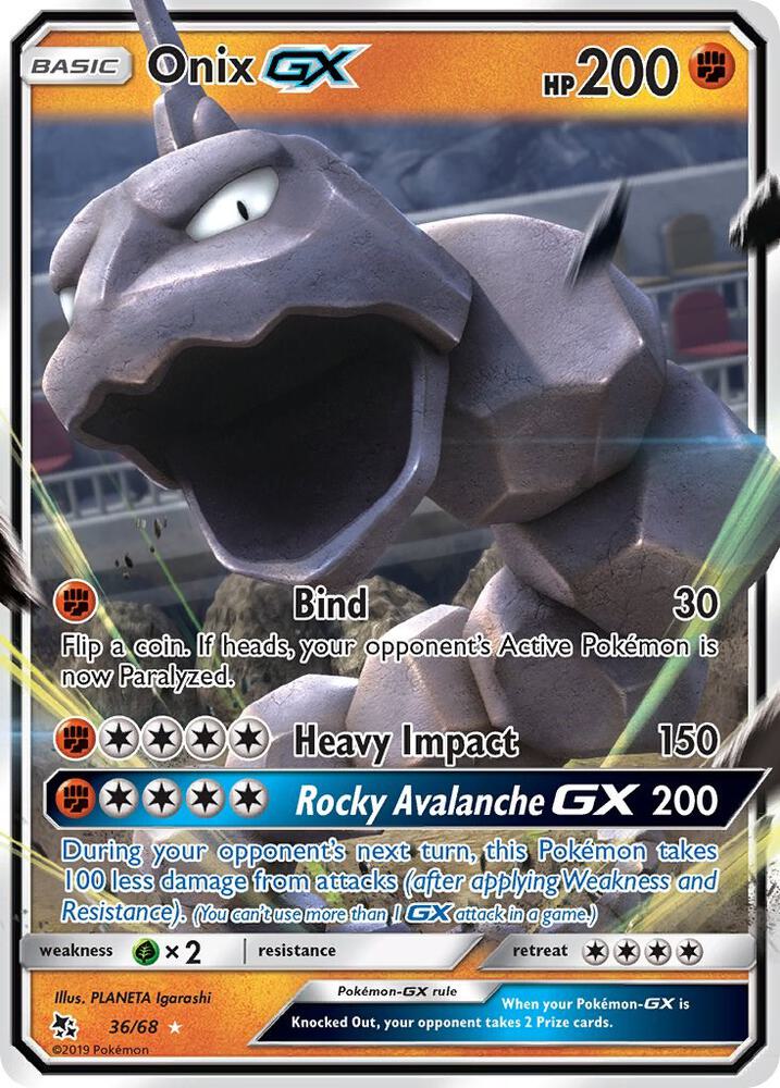 Onix GX [Hidden Fates] 36/68
