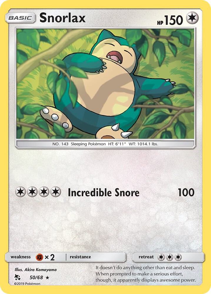 Snorlax [Hidden Fates] 50/68