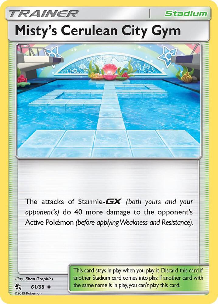 Misty's Cerulean City Gym [Hidden Fates] 61/68