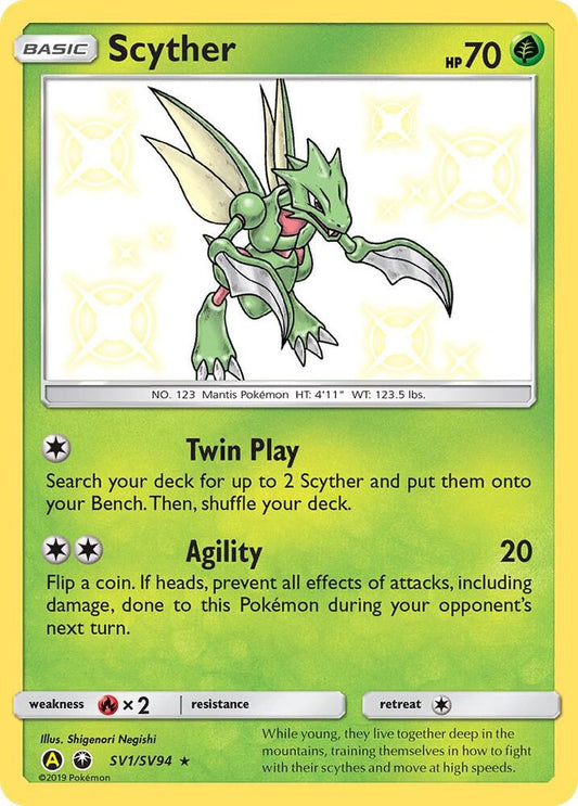 Scyther [Hidden Fates: Shiny Vault] SV1/SV94