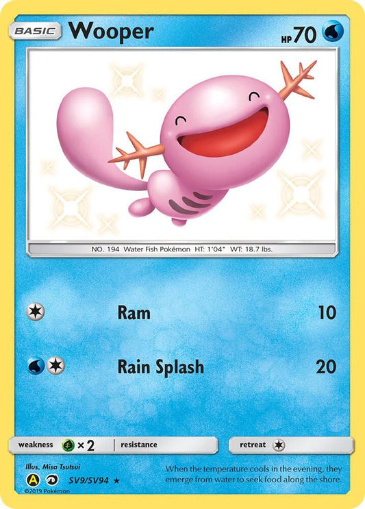 Wooper [Hidden Fates: Shiny Vault] SV9/SV94