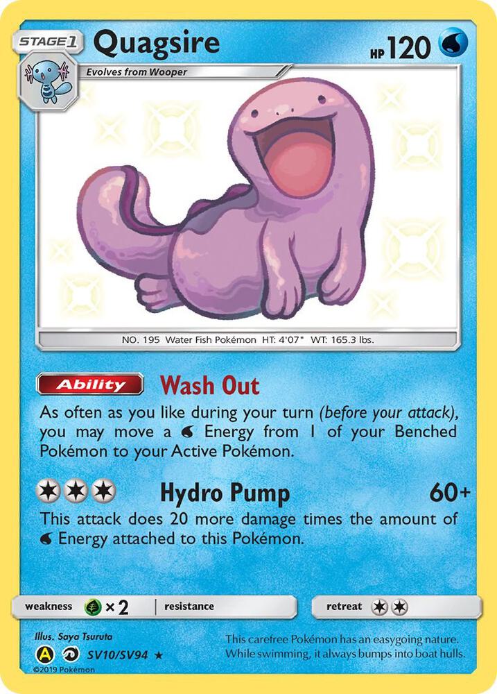 Quagsire [Hidden Fates: Shiny Vault] SV10/SV94