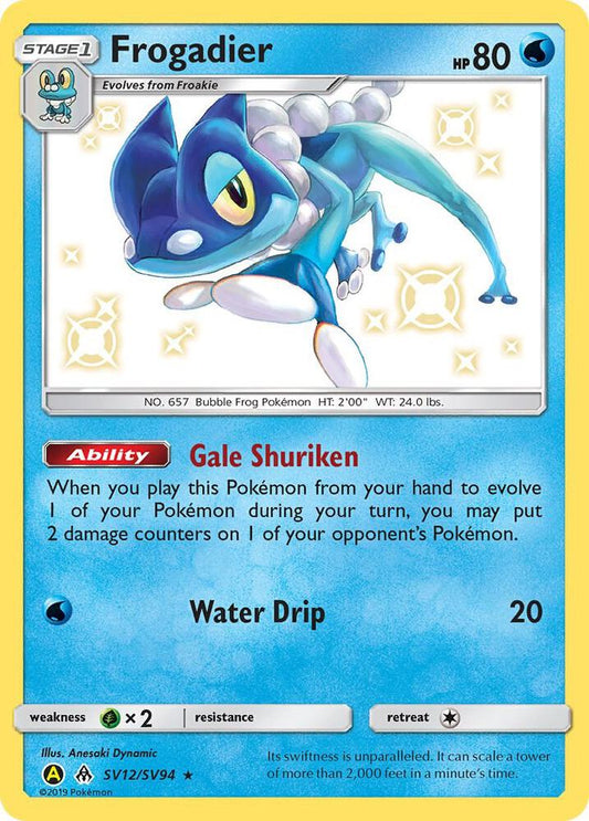 Frogadier [Hidden Fates: Shiny Vault] SV12/SV94
