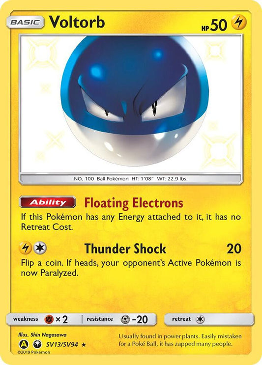 Voltorb [Hidden Fates: Shiny Vault] SV13/SV94