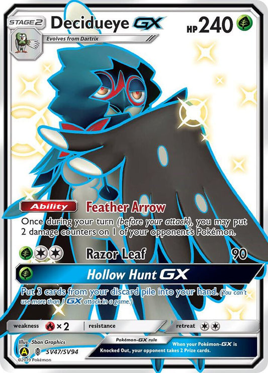 Decidueye GX [Hidden Fates: Shiny Vault] SV47/SV94