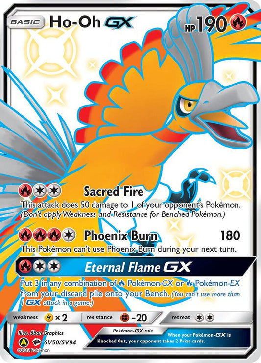 Ho-Oh GX [Hidden Fates: Shiny Vault] SV50/SV94