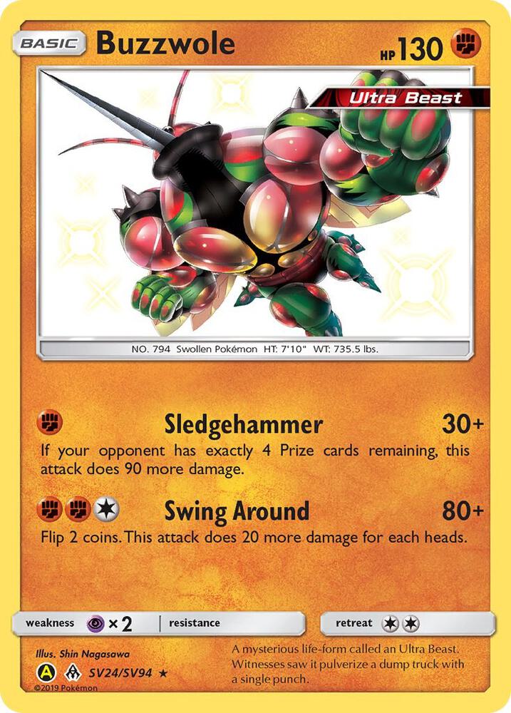 Buzzwole [Hidden Fates: Shiny Vault] SV24/SV94