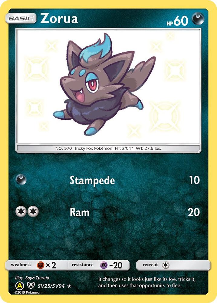 Zorua [Hidden Fates: Shiny Vault] SV25/SV94