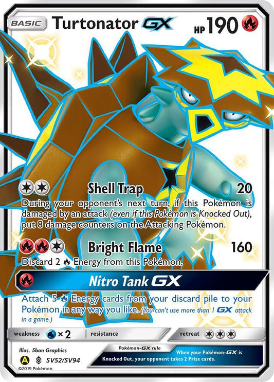 Turtonator GX [Hidden Fates: Shiny Vault] SV52/SV94