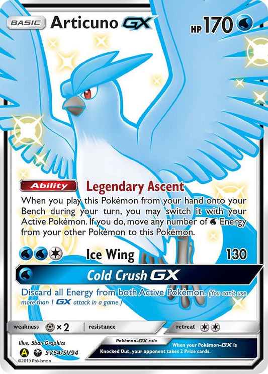 Articuno GX [Hidden Fates: Shiny Vault] SV54/SV94