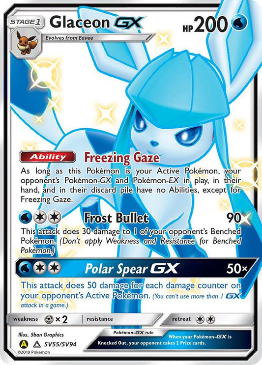 Glaceon GX [Hidden Fates: Shiny Vault] SV55/SV94