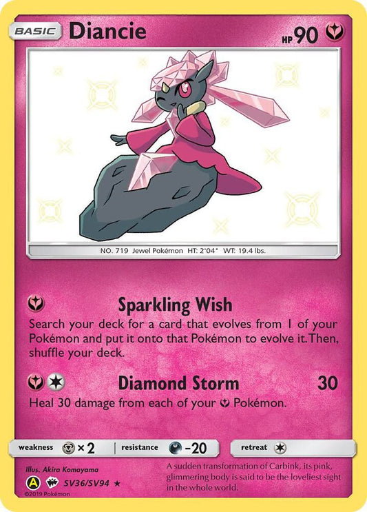 Diancie [Hidden Fates: Shiny Vault] SV36/SV94