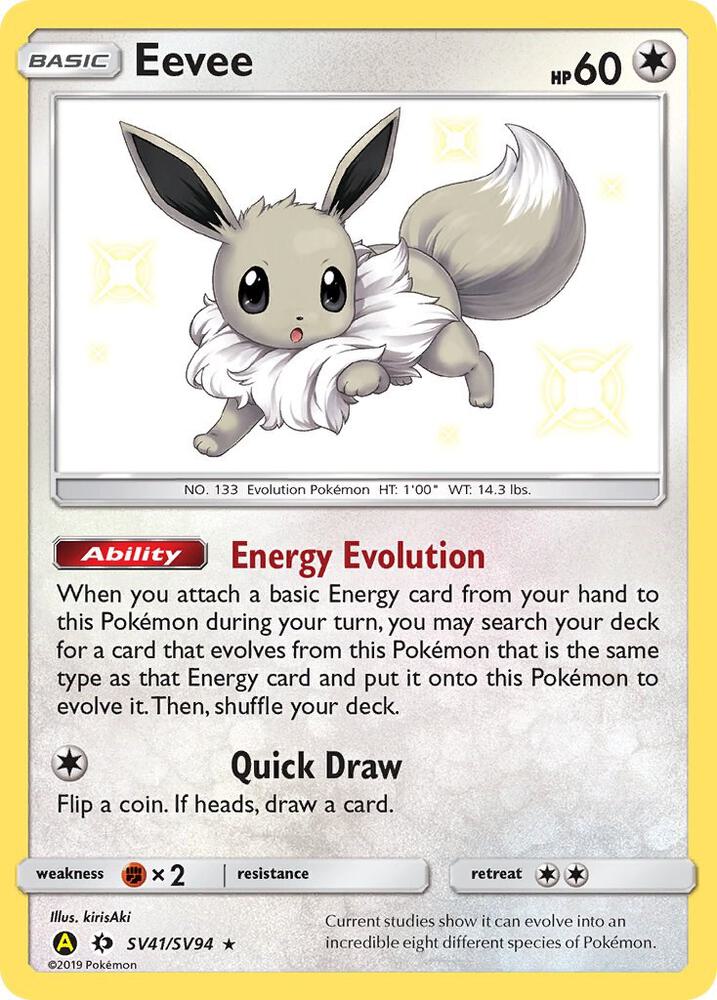 Eevee [Hidden Fates: Shiny Vault] SV41/SV94