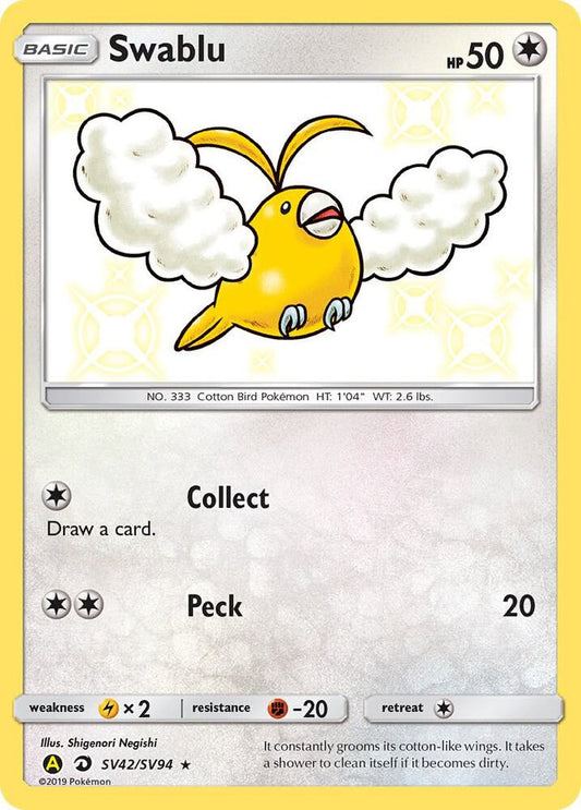 Swablu [Hidden Fates: Shiny Vault] SV42/SV94