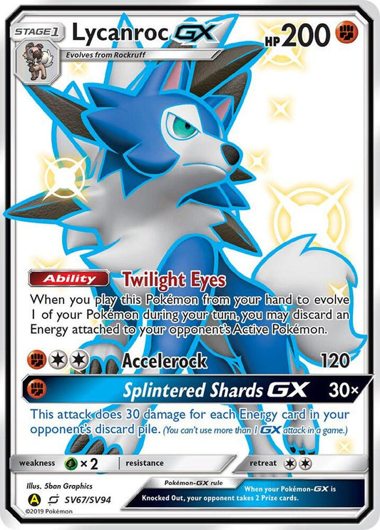 Lycanroc GX (SV67) [Hidden Fates: Shiny Vault] SV67/SV94