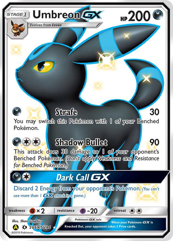 Umbreon GX [Hidden Fates: Shiny Vault] SV69/SV94