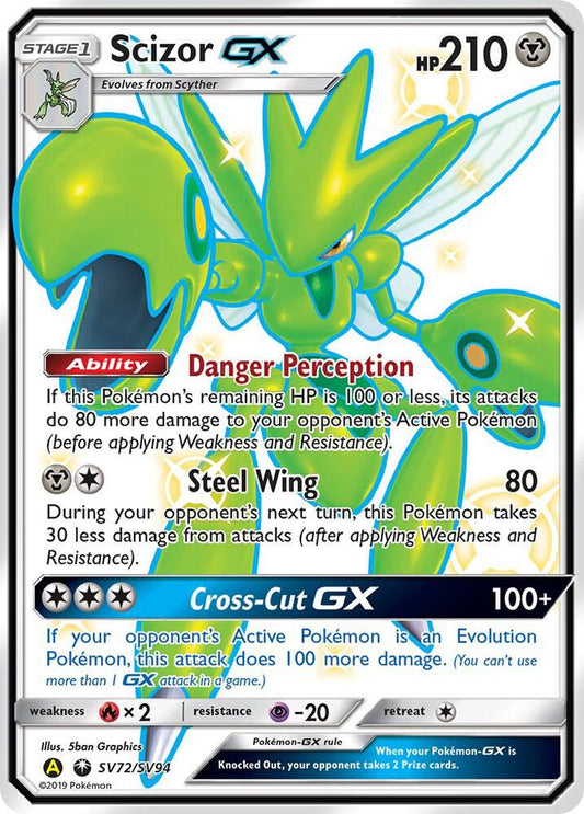 Scizor GX [Hidden Fates: Shiny Vault] SV72/SV94