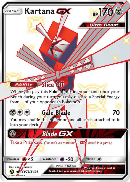 Kartana GX [Hidden Fates: Shiny Vault] SV73/SV94