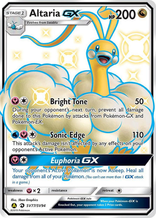 Altaria GX [Hidden Fates: Shiny Vault] SV77/SV94