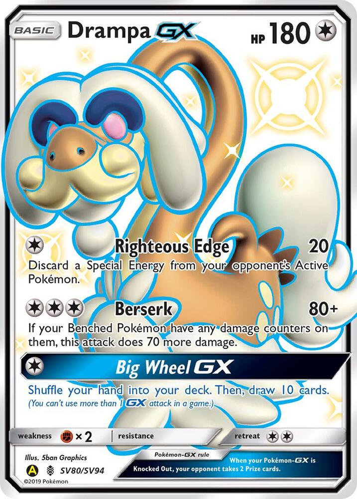 Drampa GX [Hidden Fates: Shiny Vault] SV80/SV94