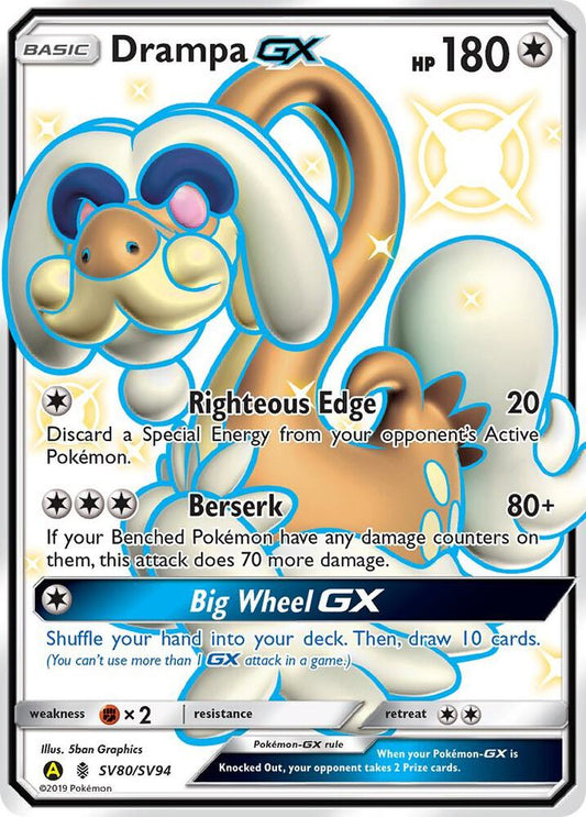 Drampa GX [Hidden Fates: Shiny Vault] SV80/SV94