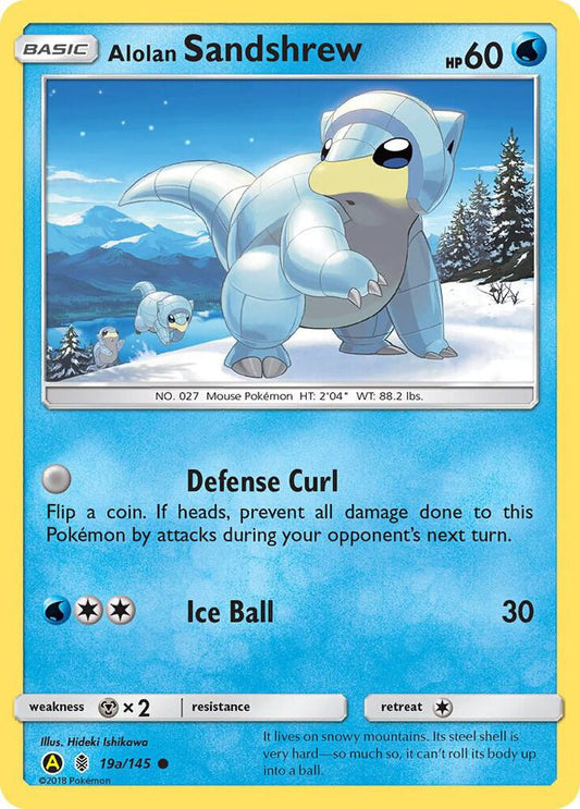 Alolan Sandshrew - 19a/145 [Alternate Art Promos] 019a/145