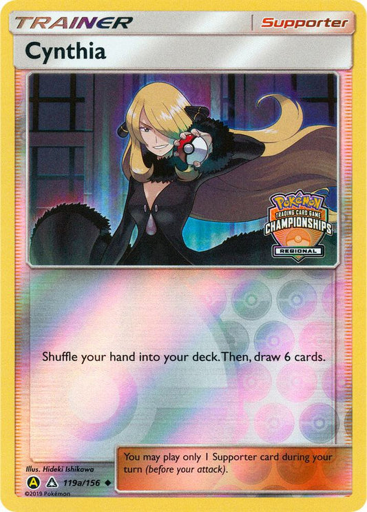 Cynthia - 119a/156 (Regional Championships) [League & Championship Cards] 119a/156
