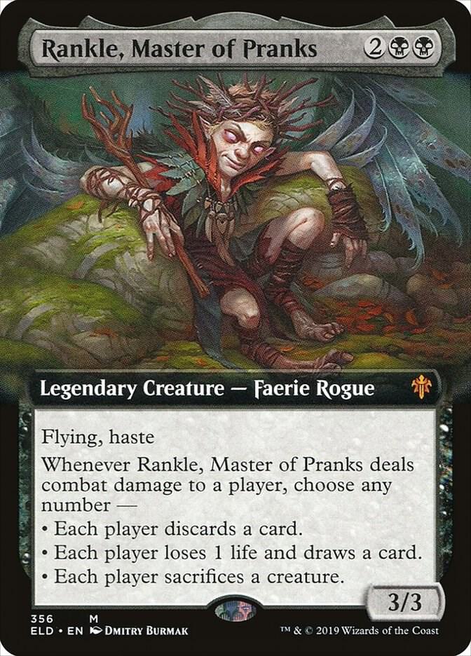 Rankle, Master of Pranks (Extended Art) [Throne of Eldraine] 356