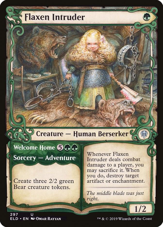 Flaxen Intruder (Showcase) [Throne of Eldraine] 297